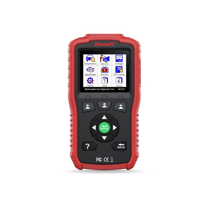 iCarsoft LR V1.0, máquina de diagnosis para Land Rover y Jaguar con pantalla de 2,8 pulgadas