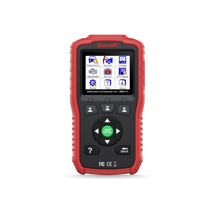 iCarsoft BMM V1.0 para BMW y Mini con pantalla de 2,8 pulgadas y cable OBD2 de 16 pines