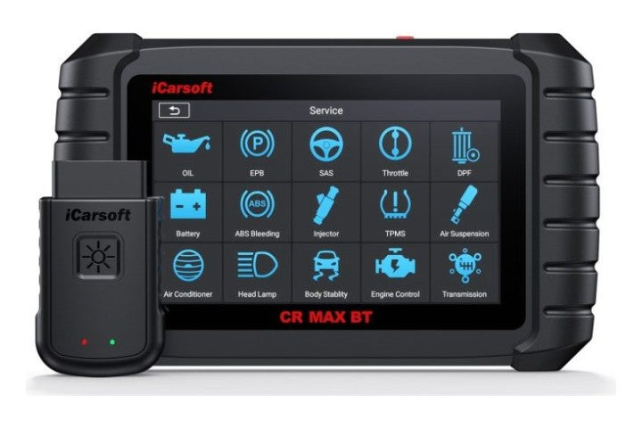 iCarsoft CR Max BT, tablet de diagnosis de 7 pulgadas con VCI Bluetooth inalámbrico