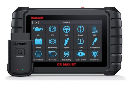 iCarsoft CR Max BT, tablet de diagnosis de 7 pulgadas con VCI Bluetooth inalámbrico