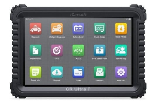 iCarsoft CR Ultra P con VCI CR Link J2534, tablet de 10,1 pulgadas y adaptadores OBD-I