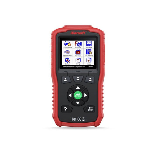 iCarsoft LR V1.0, máquina de diagnosis para Land Rover y Jaguar con pantalla de 2,8 pulgadas