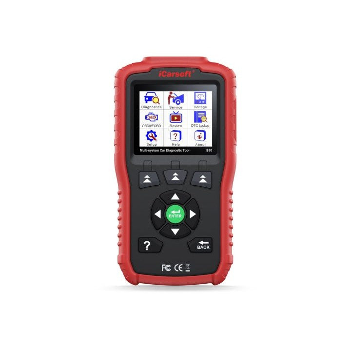 iCarsoft MB V1.0, máquina de diagnosis para Mercedes y Smart con pantalla a color y botones