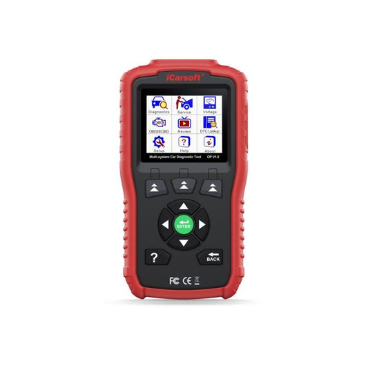 iCarsoft OP V1.0, máquina de diagnosis para Opel y Vauxhall con cable OBD2