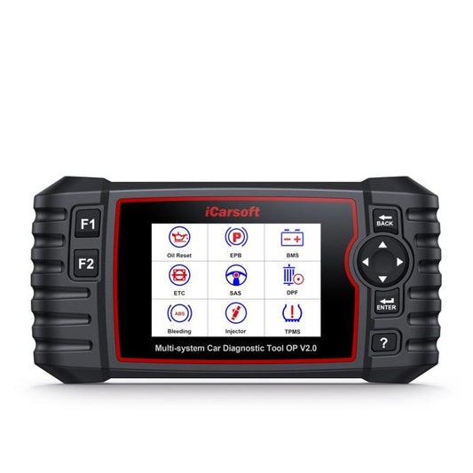 iCarsoft OP V2.0, máquina de diagnosis para Opel y Vauxhall con cable OBD2 de 16 pines